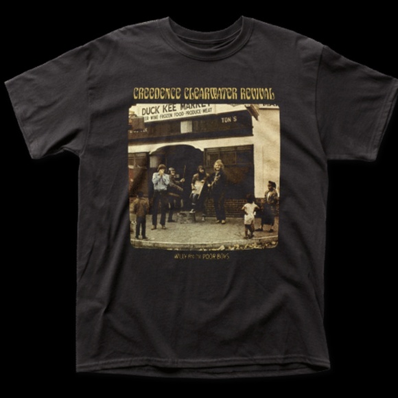 Creedence Clearwater Revival Poor Boys Unisex Tee - Picture 1 of 2